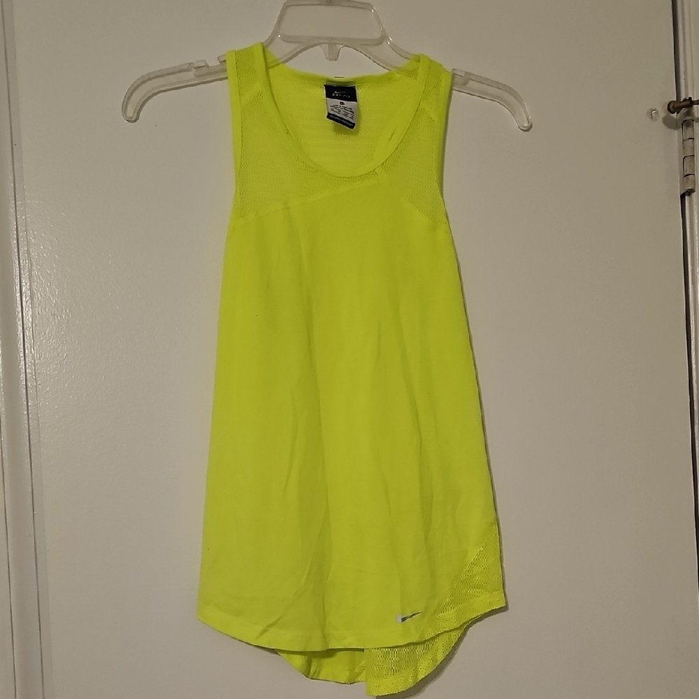 Neon Yellow Tank Top